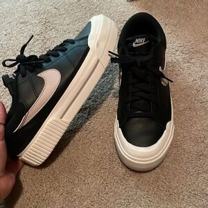 Nike Black and White Low-Top Sneakers